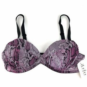 Nefer Underwire Bra Size 38B / Italy 4 Purple NWT